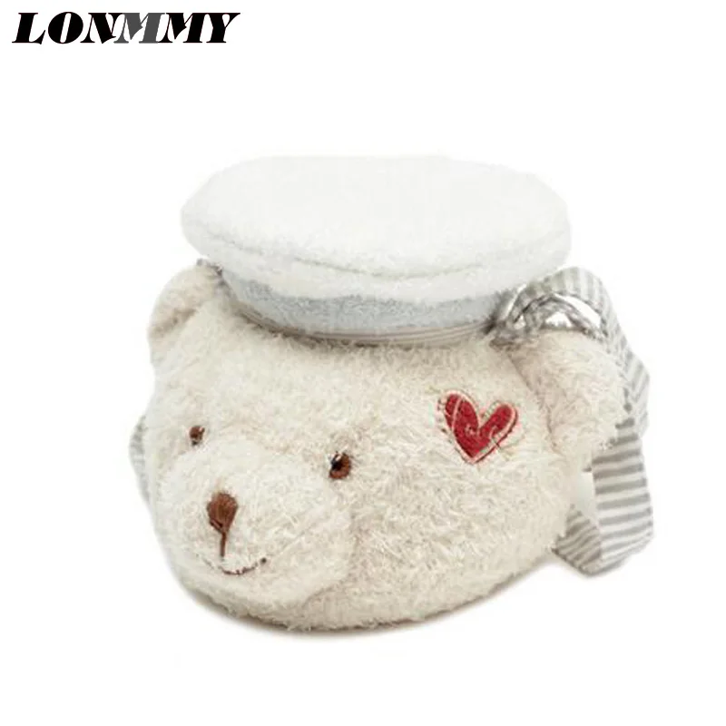 LONMMY горячая Распродажа плюшевые Носки с рисунком медведя из мультика головы Для