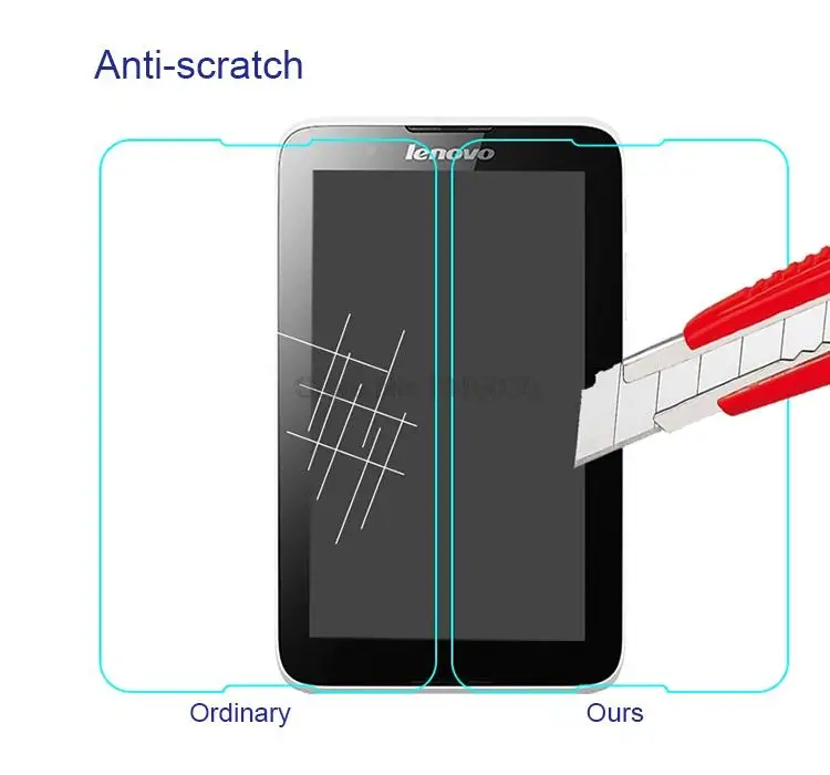 Премиум 9H Anti-Shatter закаленное стекло пленка для Lenovo A7-30 A3300 7-дюймовый планшетный