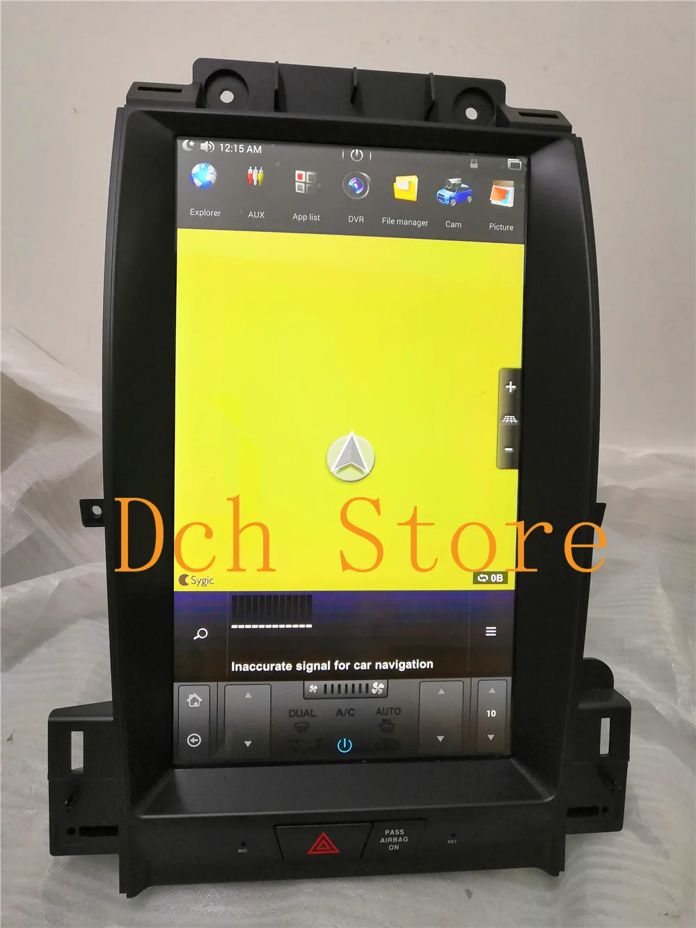 13,3 дюймовый вертикальный tesla стиль Android 8,1 автомобильный DVD плеер с gps-навигатором стерео для Ford aurus 2012 2013 px6 carplay