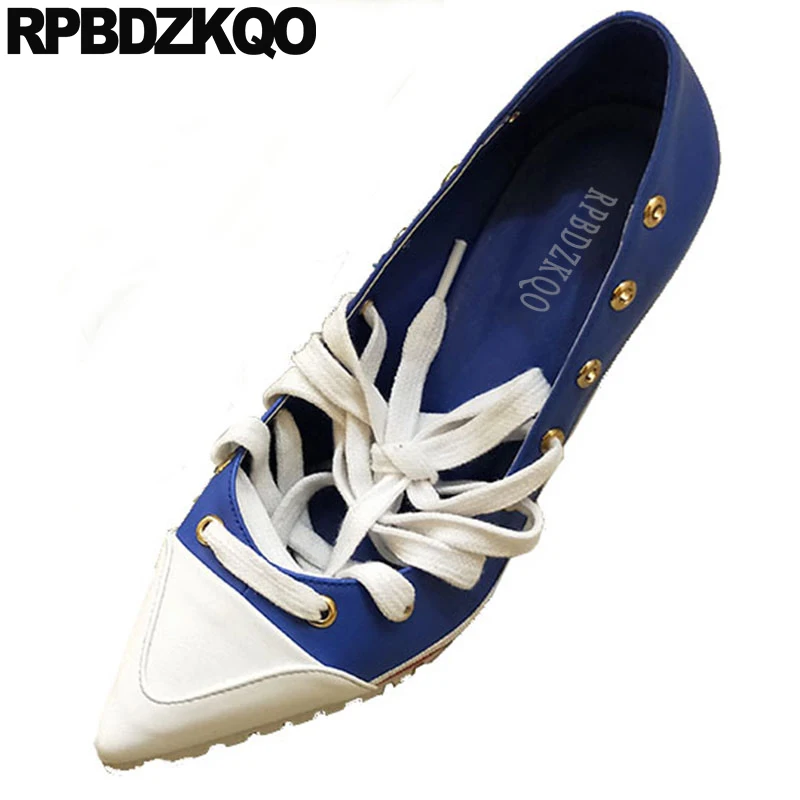 

scarpin shoes pointed toe 8cm designer women sexy white high heels lace up size 4 34 chic 2019 pumps wine red denim royal blue