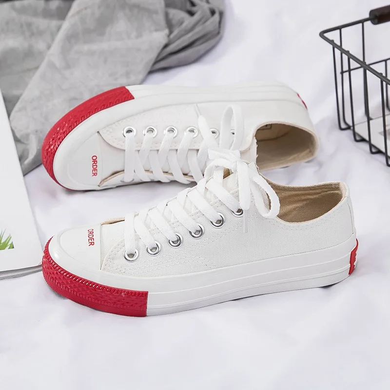 Модная парусиновая обувь Новинка весны 2019 года модная женская повседневная