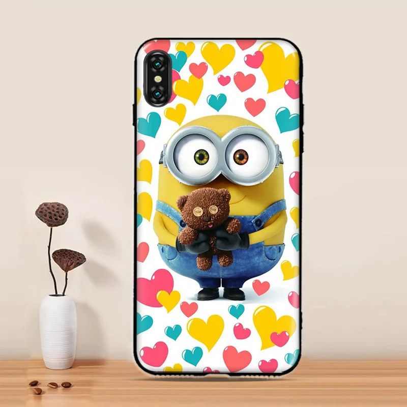 3D чехол с изображением миньонов для iPhone 7 8 Plus рисунком мечты X 6 6S мягкий