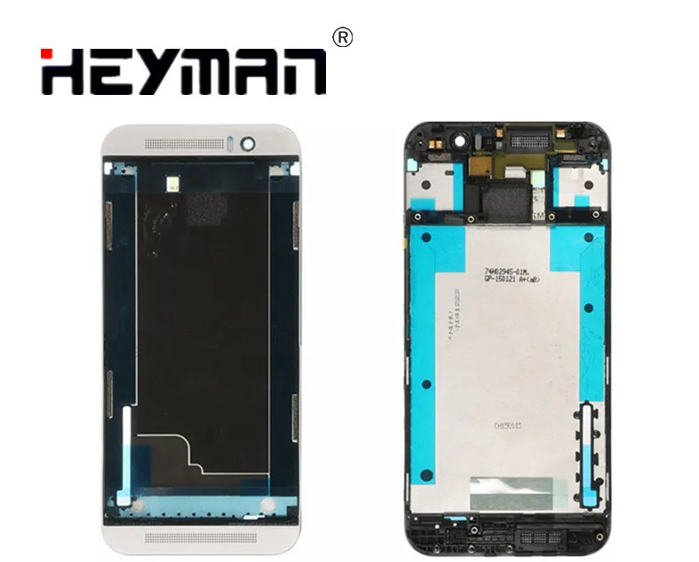 Золотистый Heyman средняя передняя рамка Корпус для htc One M9 ЖК-держатель рамка запасные части+ клей запасные части - Цвет: Золотистый