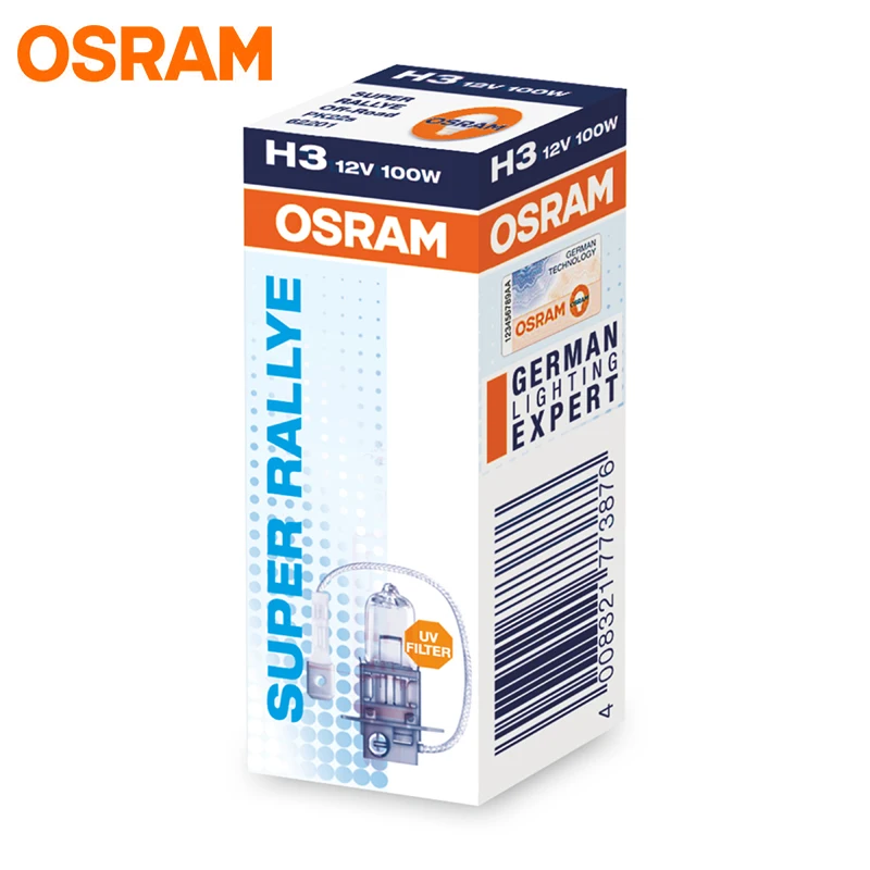 OSRAM H3 автомобильная лампа для фар противотуманная ближний свет галогенная
