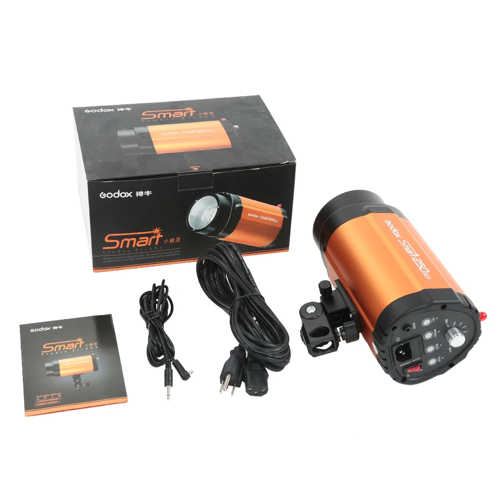 Free Shipping New Version Godox Smart 250SDI 250WS Photo Mini Studio Strobe Flash Speedlite Lamp Head 220V 110V | Электроника