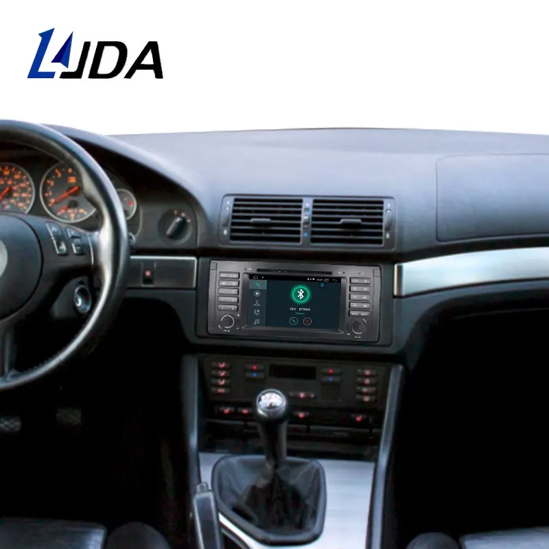 Автомобильный радиоприемник LJDA 1 Din Android 10 для BMW E39 X5 M5 E53 мультимедийный плеер