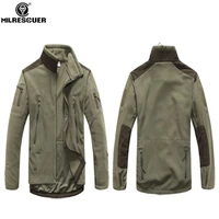 milrescuer winter jacket military tactical outdoor soft shell fleece warm jacket men sportswear army thermal hunting sport