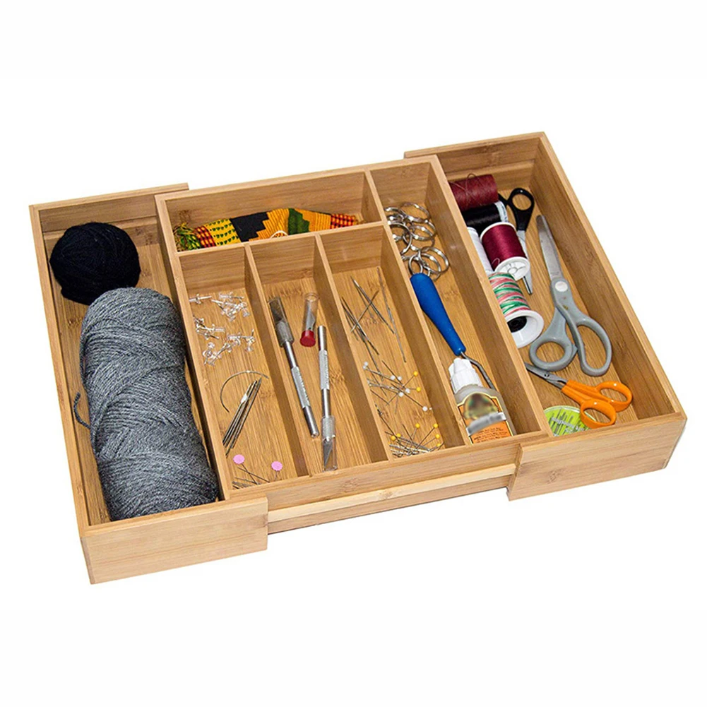 Бамбуковая посуда органайзер для ящиков стеллаж хранения противоскользящий