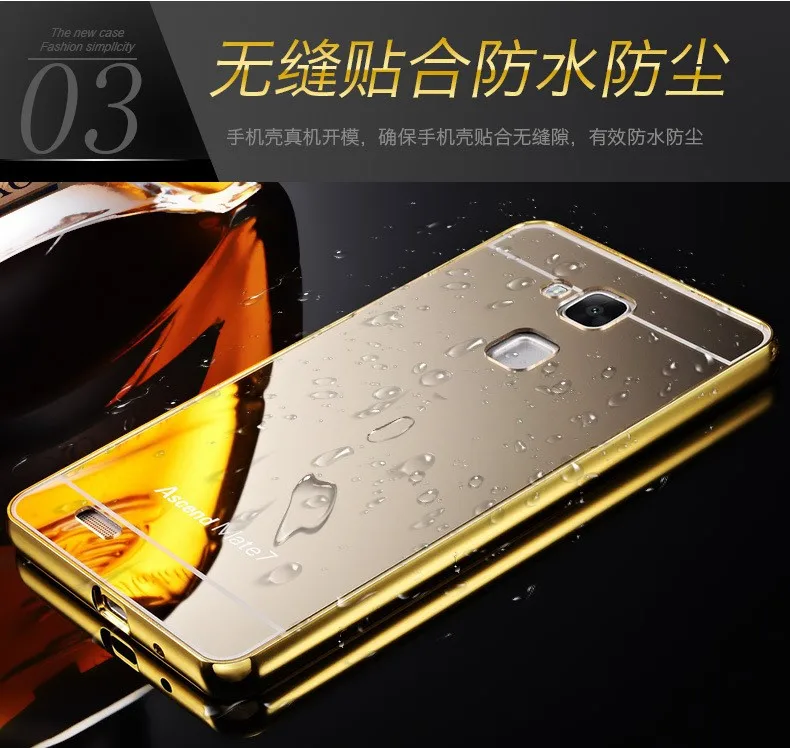 Для huawei Honor 7 премиум-чехол, роскошный Ультратонкий металлический алюминиевый каркас+ акриловая жесткая задняя крышка для Honor 7, аксессуары для телефона, чехол