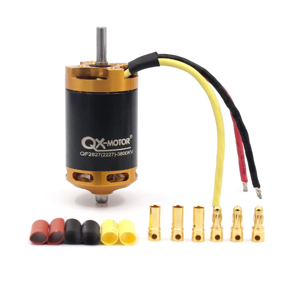 Qx-двигатель 70 мм воздуховод вентилятор 12 лопастей EDF QF2827 3800KV бесщеточный двигатель для модель радиоуправляемого дрона запчасти