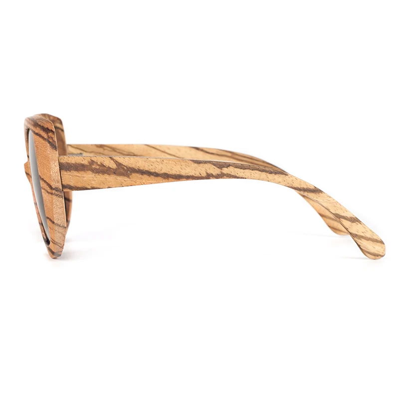 BOBO BIRD оптовая продажа деревянные бамбуковые солнцезащитные очки Зебра женские