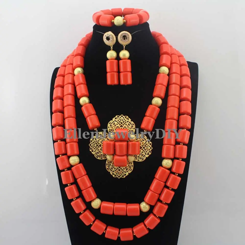 Новое ожерелье браслет серьги костюм африканские бусины комплект ювелирных