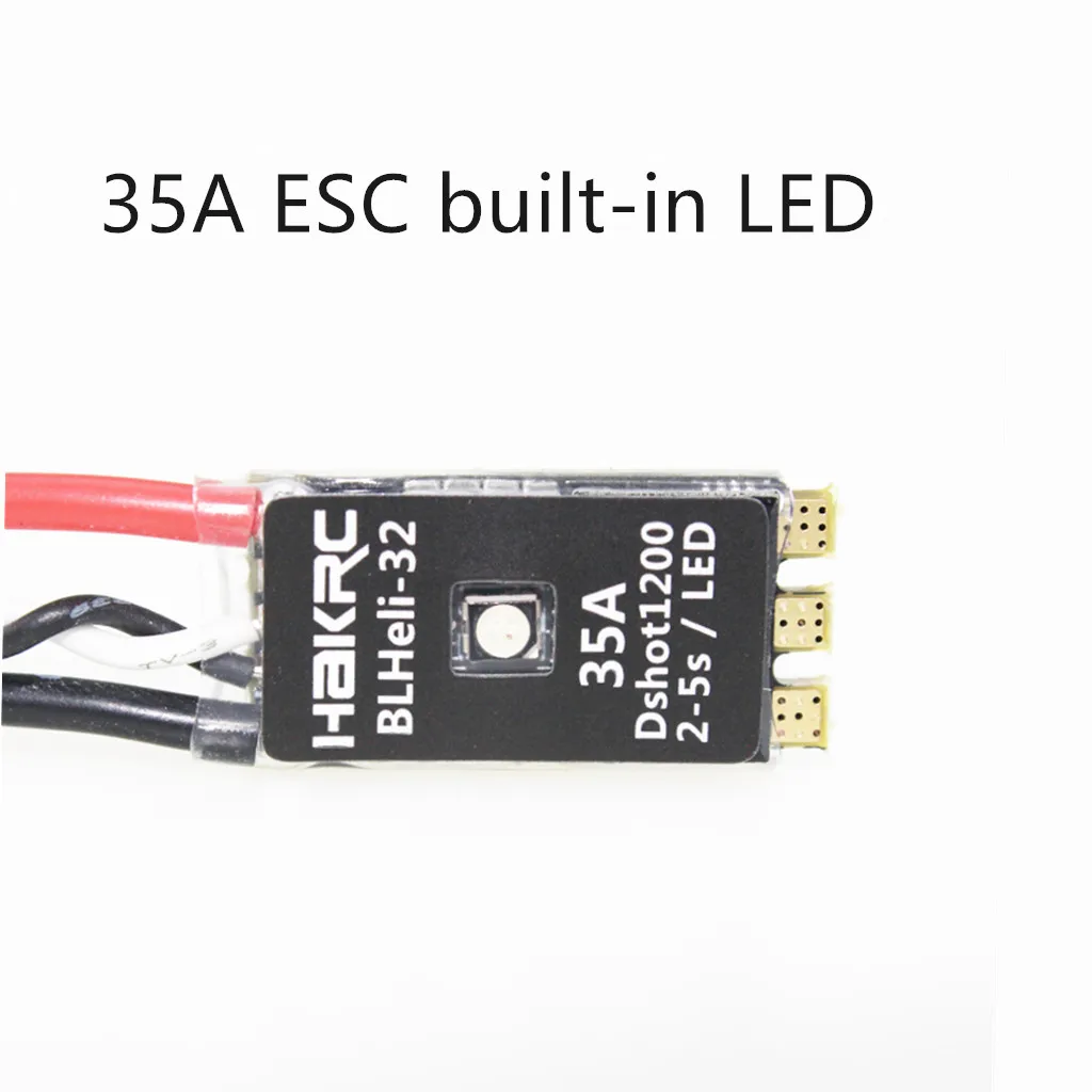 OMESHIN HAKRC 32 бит 35A 2-5S ESC встроенный светодиодный Поддержка Dshop 1200 Multishot для FPV дрона поддержка 500 Гц ШИМ