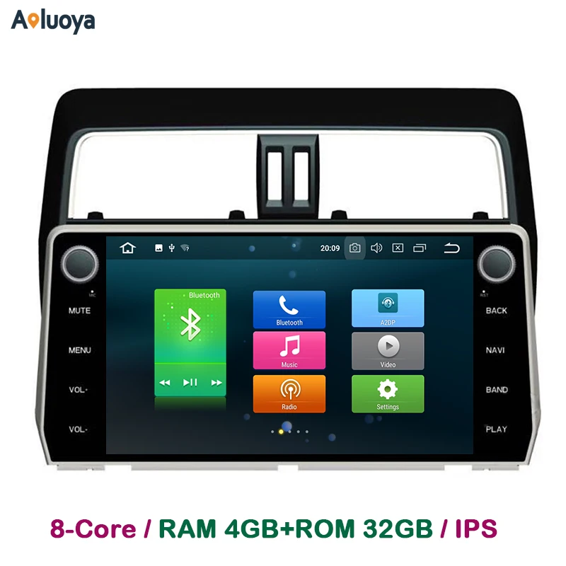 Aoluoya 4 ГБ Оперативная память 32 Встроенная Octa Core Android 8 0 автомобилей Радио gps