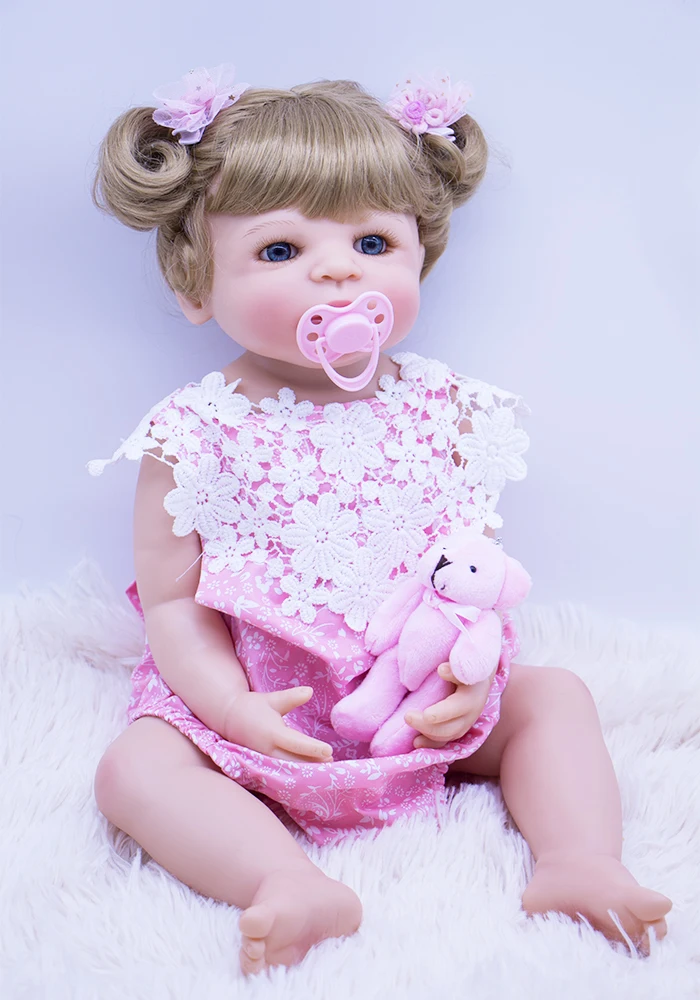 Кукла реборн силиконовая микро объема 55 см|Куклы| |