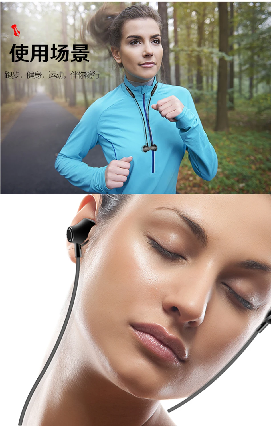 3D стерео Bluetooth наушники беспроводные Bluetooth наушники наушник Водонепроницаемый Беспроводная гарнитура для занятий спортом+ микрофон для huawei xiaomi телефон