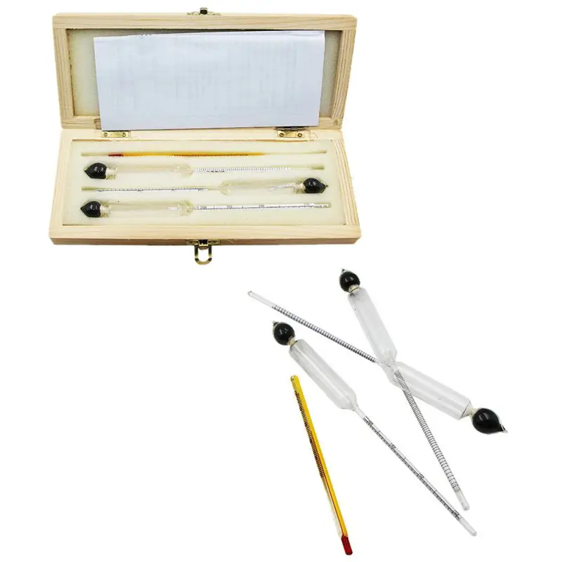 3 шт. набор для измерения концентрации спирта и температуры 0 100%|Измеритель