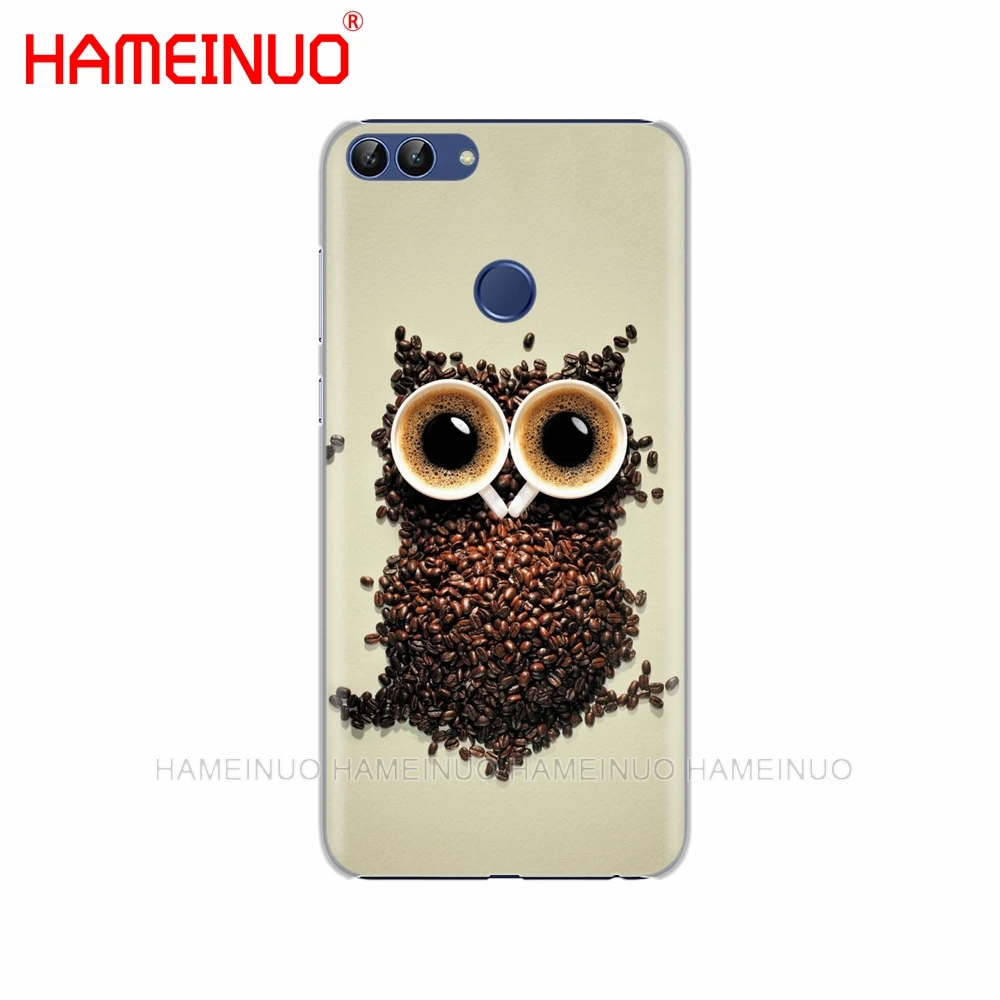 HAMEINUO чехол для сотового телефона с кофейным рисунком huawei Honor Y5 7C Y625 Y635 Y6 Y7 Y9 2017 2018