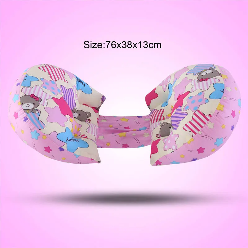 star pink Многофункциональная u-образная подушка для поддержки живота для беременных женщин, боковые спальные подушки для беременных - Цвет: star pink