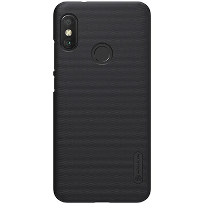 Чехол для Xiaomi mi A2 Lite NILLKIN Super Frosted Shield Матовый Жесткий чехол-накладка для Xiaomi mi A2 Lite(mi a2 lite - Цвет: Черный