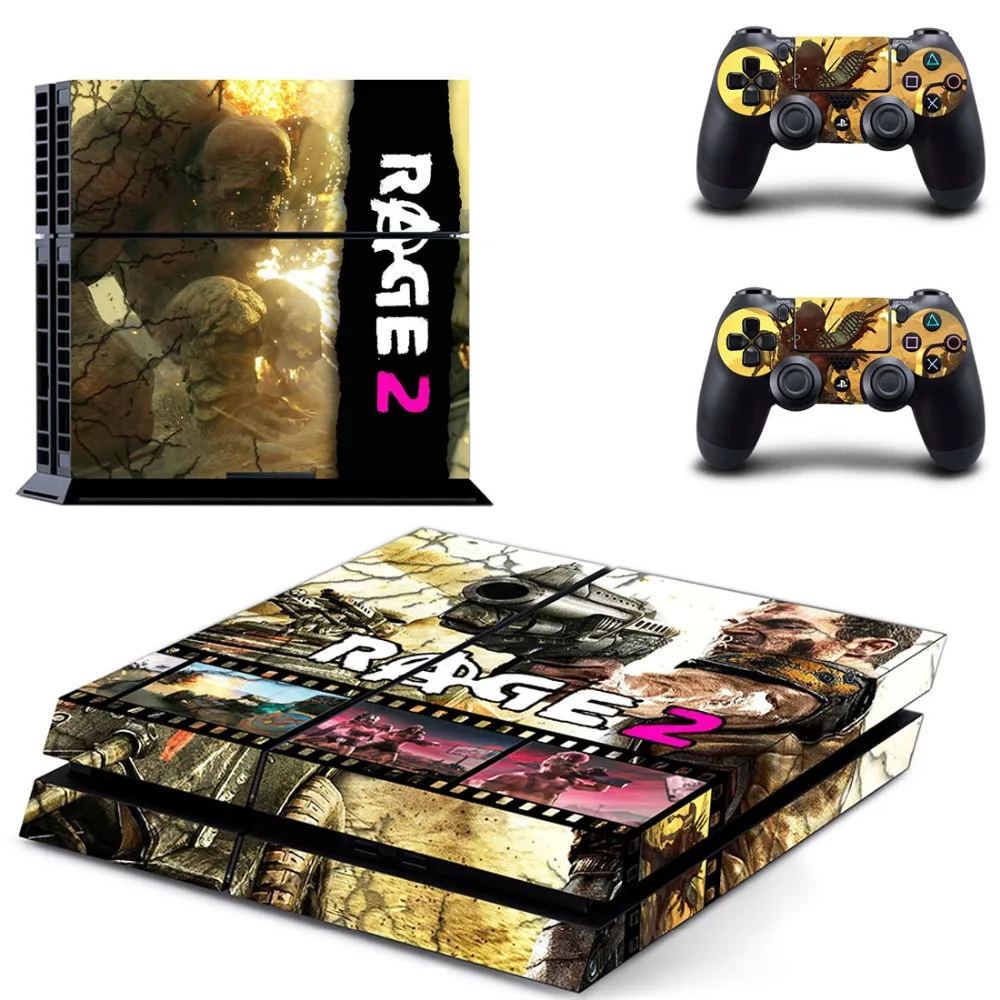 PS4 controller skin stickes Rage 2 Cover Decal Skin for Sony Play Station 4 Console and Controller Protective Sticker | Электроника
