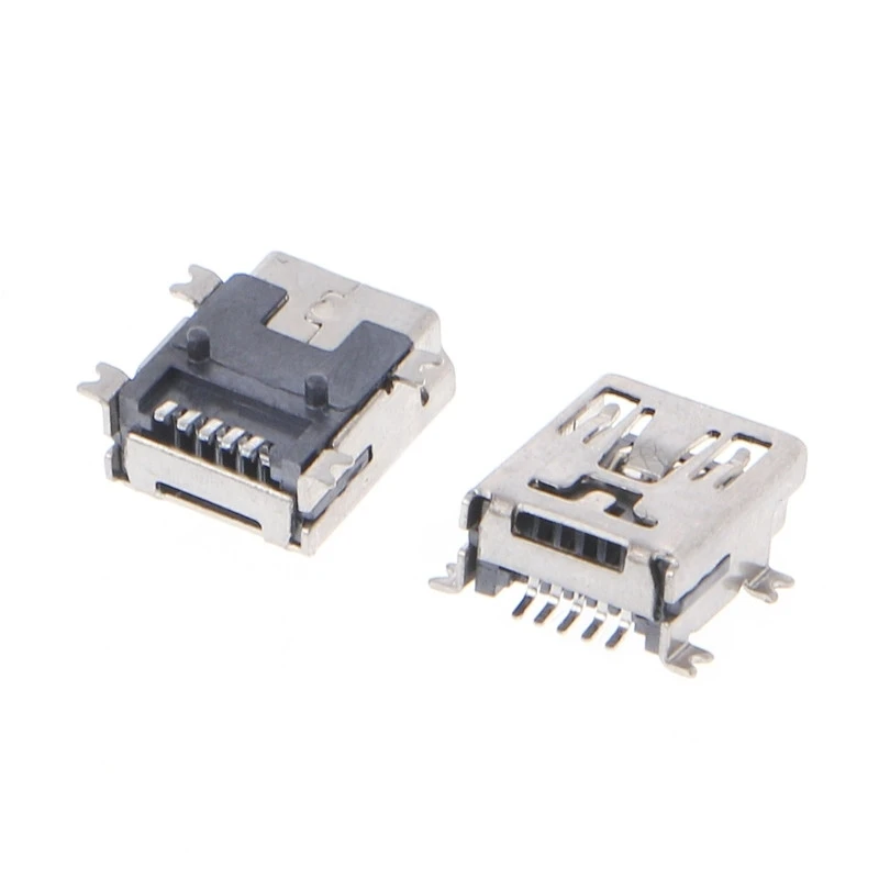 OOTDTY 10 шт. мини Тип USB B 5 Pin гнездовой разъем для мобильный телефон