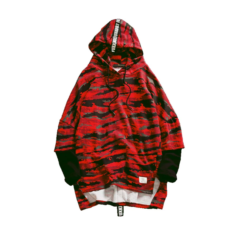 Толстовка мужская камуфляжная с капюшоном повседневная 2018|Мужские толстовки и