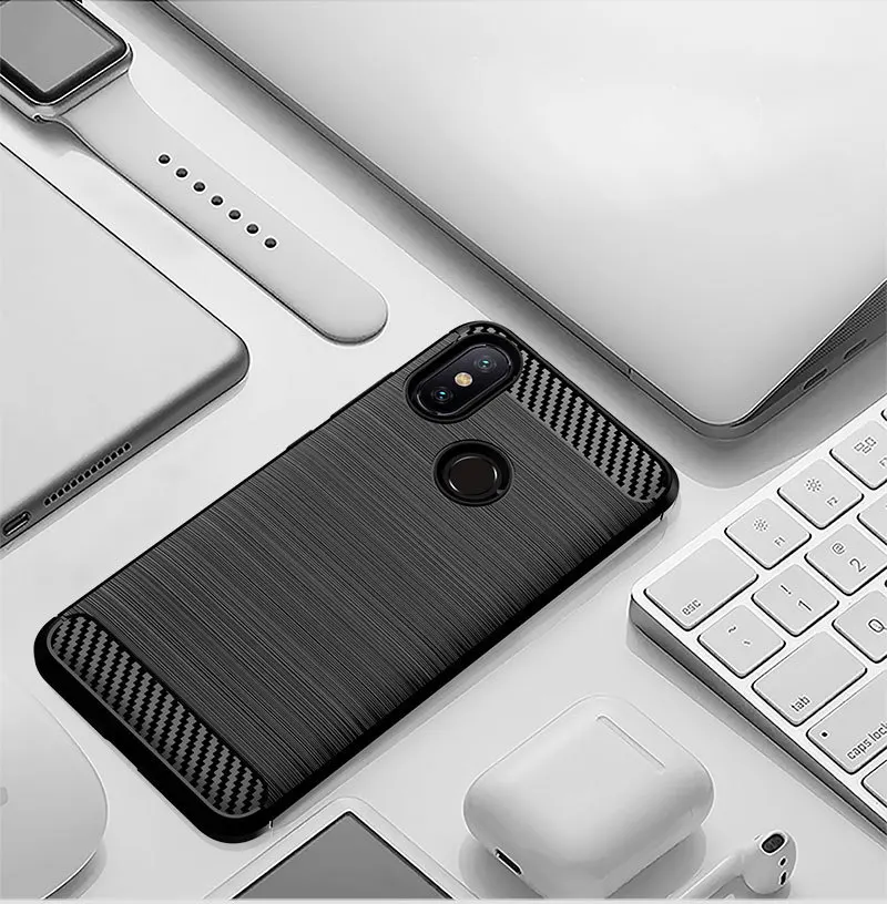 Чехол для Xiaomi mi A2 lite чехол Xiaomi mi A1 mi A2 lite чехол s Силиконовый ТПУ бампер противоударный карбоновый чехол для Xiaomi mi A1 A2lite