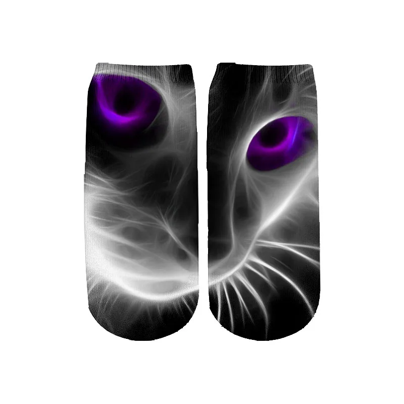Носки унисекс PLstar Cosmos популярные забавные короткие хлопковые носки с 3D принтом