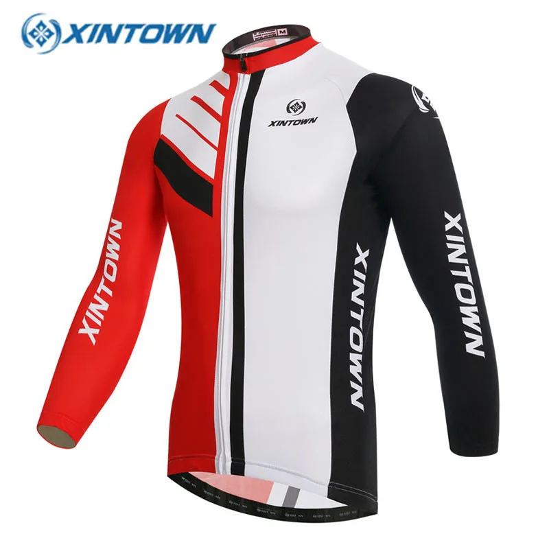 XINTOWN Зима Тепловой Велоспорт Джерси С Длинным Рукавом Мужчины Ropa Ciclismo Майо/Pro Team Mtb
