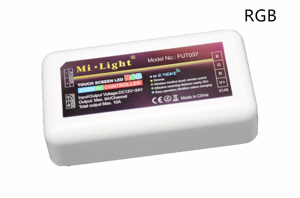 DC12V 24V беспроводной пульт управления Mi Light 2 4G 4 зоны RF RGB LED контроллер Диммер для 5050
