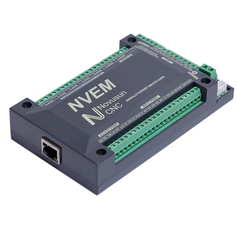 Бесплатная доставка NVEM 6 осевой контроллер с ЧПУ 200 кГц Ethernet MACH3 карта управления