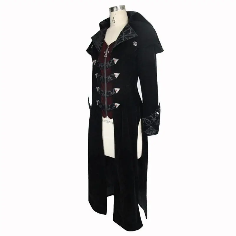 Devil Fashion Women's Goth Velvet Tail Coat CT05901/CT05902 | Женская одежда
