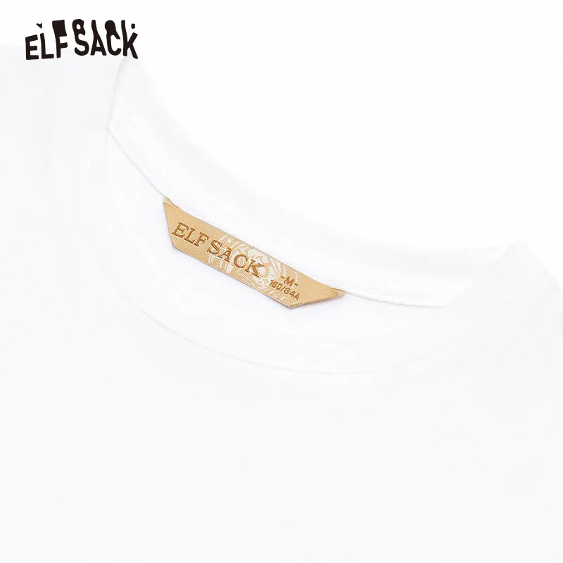 Женское винтажное платье ELFSACK белое хлопковое вечернее в клетку стиле пэчворк