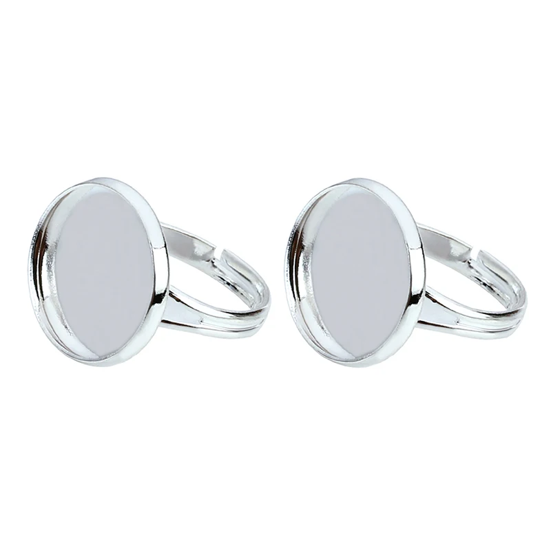10 шт. круглые кабошоны 12 14 16 18 20 мм|bezel tray|ring blanksring setting |