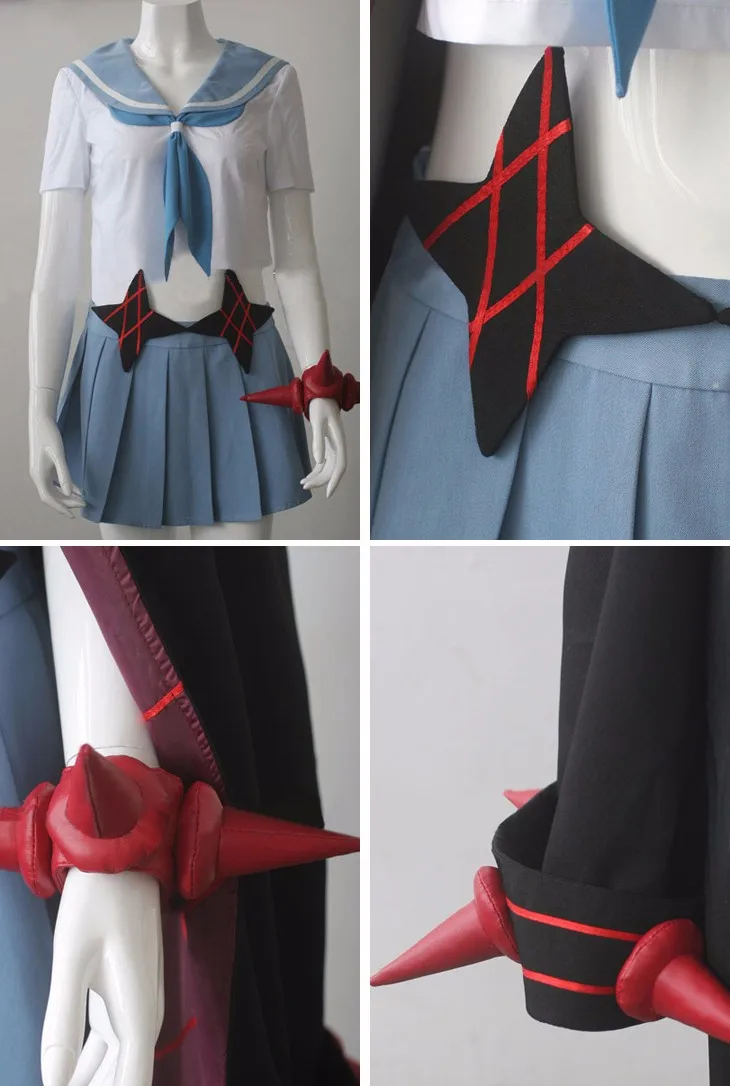 Mankanshoku Mako Косплей Kill La Kill Mako Mankanshoku костюм Гоку косплей костюм, полный набор изготовленный на заказ любой размер