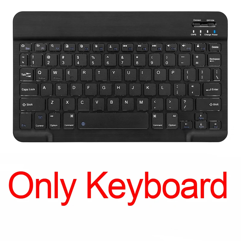 Black only keyboard Чехол для клавиатуры для iPad Pro 10,5 /iPad Air 3 чехол Магнитный умный чехол с карандашом 1" Съемная клавиатура - Цвет: Black only keyboard