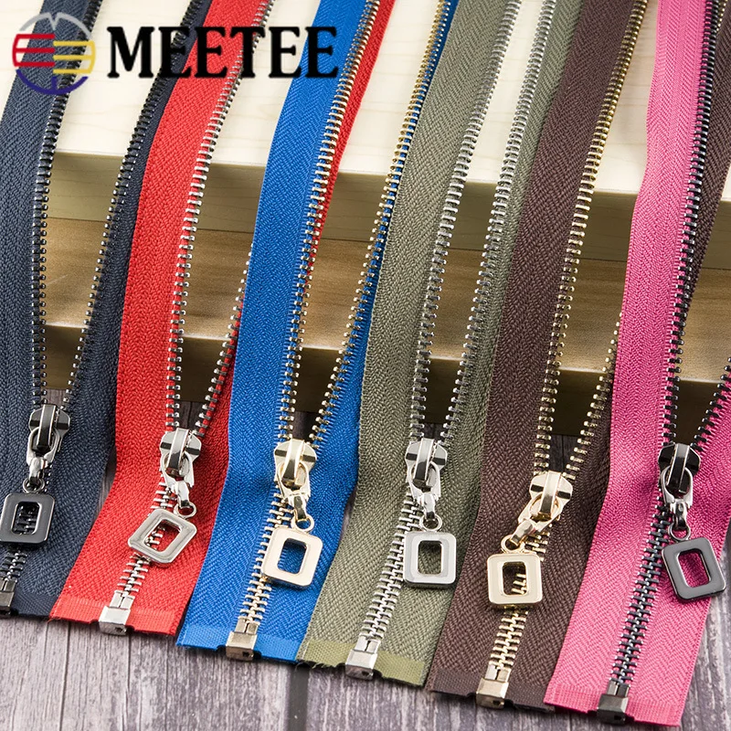 1Pc 85cm Open-end Metal Zippers Auto Lock 5# Down Jacket Coat Skirt Zipper for Sewing Zip Repair Kits DIY Garment Accessories | Дом и сад