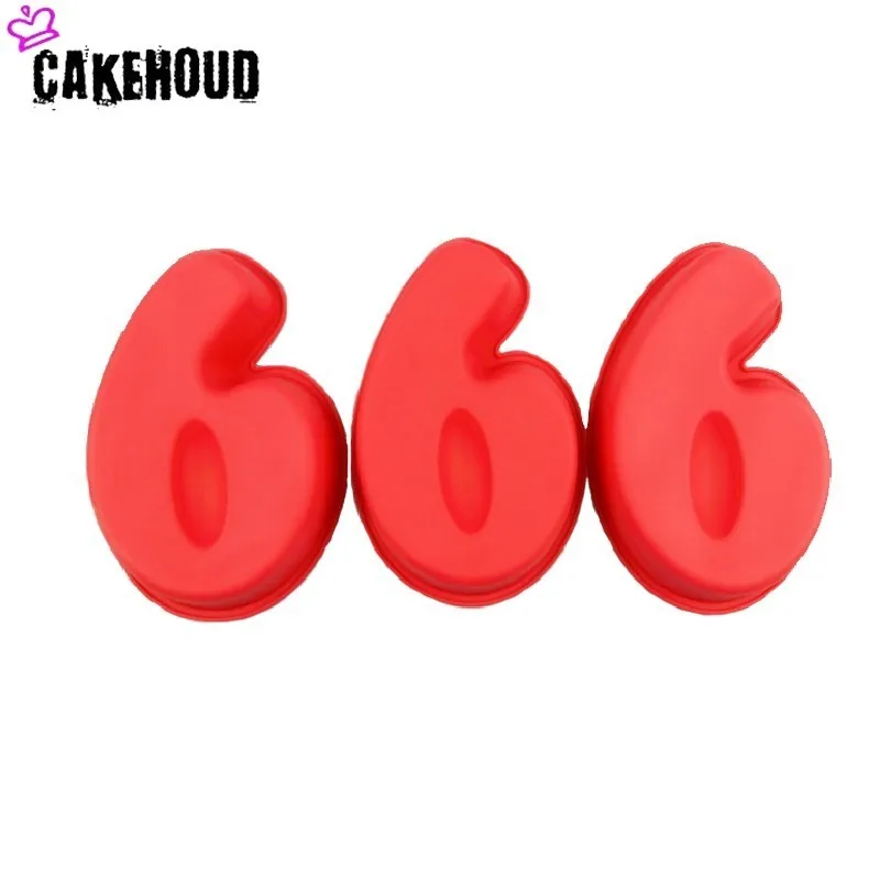 CAKEHOUD Еда Класс Силиконовые цифровой торт для выпечки печенья плесень Форма