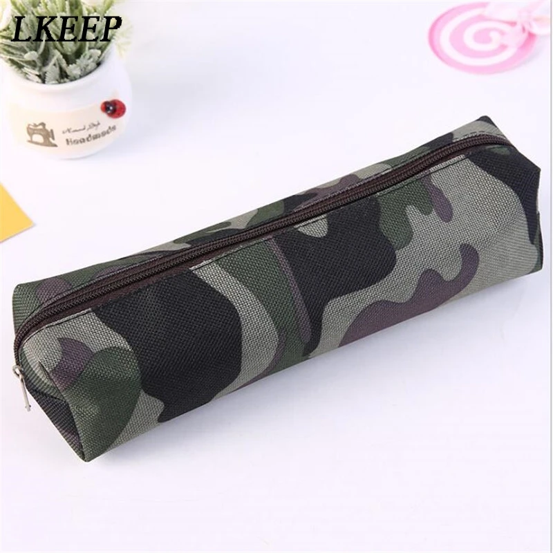Fashion Creative Camouflage Military Cosmetic Bag Zipper Simple Casual Stationery Storage Lipstick Eyeliner Makeup Bags | Багаж и сумки
