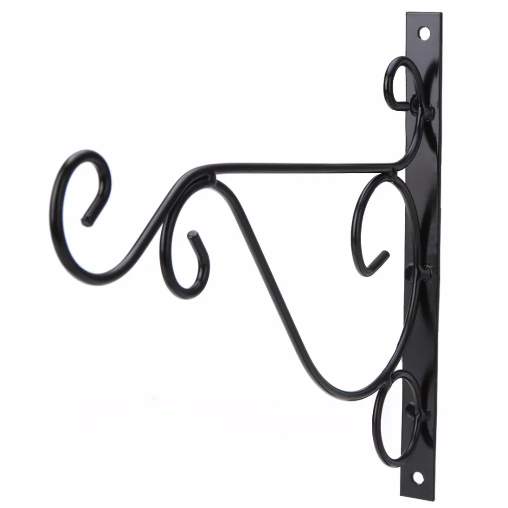 Mayitr Iron Plant Hanger Bracket Wall Plants Hanging Hook Garden Flower Pot Balcony Decoration Accessory | Дом и сад