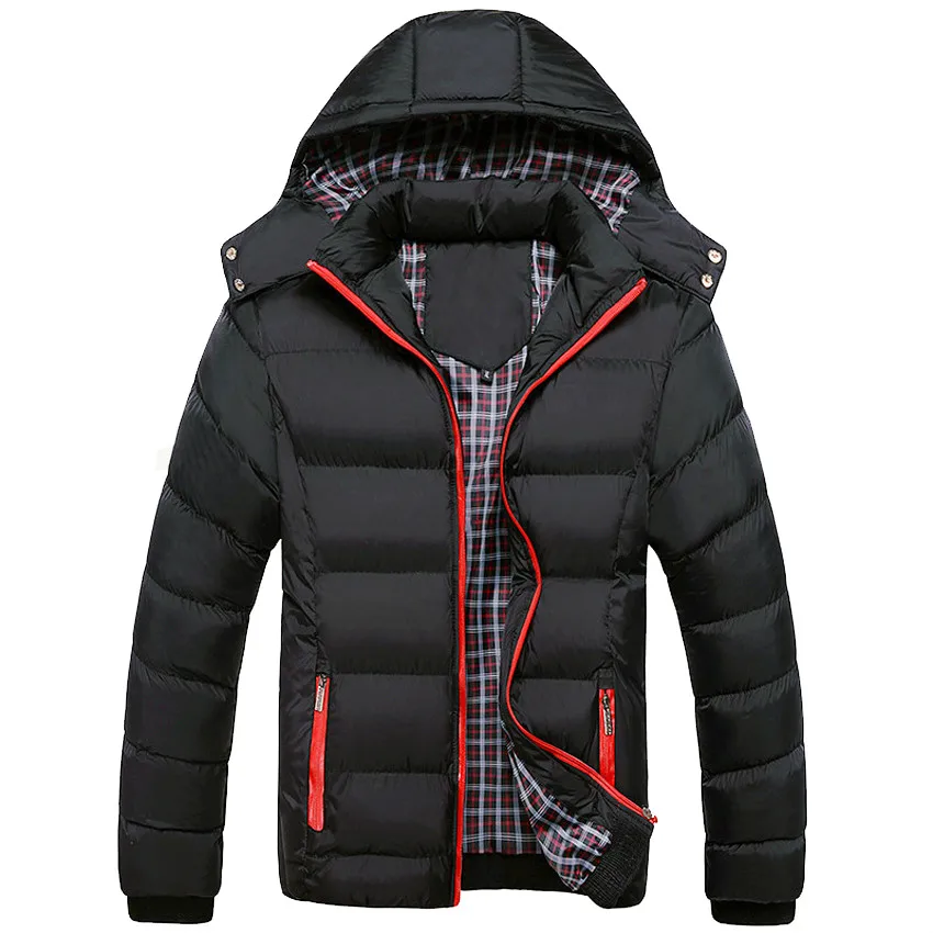 

Мужские парки, повседневная брендовая одежда для мужчин, 5XL 2019, мужская зимняя куртка, теплые мужские пальто, модная Толстая теплая куртка