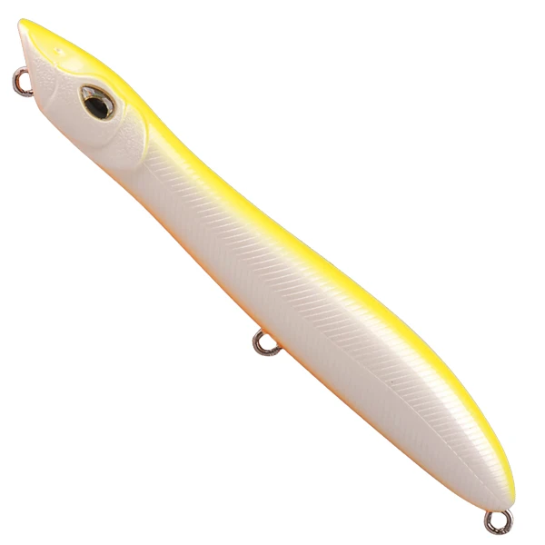 Topwater приманка-карандаш, жесткие рыболовные приманки, 10,5 см/10,33 г, 3D глаза, пластиковый воблер, соленая вода, искусственные жесткие приманки, морские рыболовные инструменты - Цвет: NF002