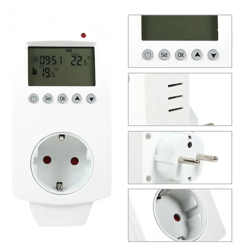 Терморегулятор Программируемый Регулятор температуры на выходе|temperature controller