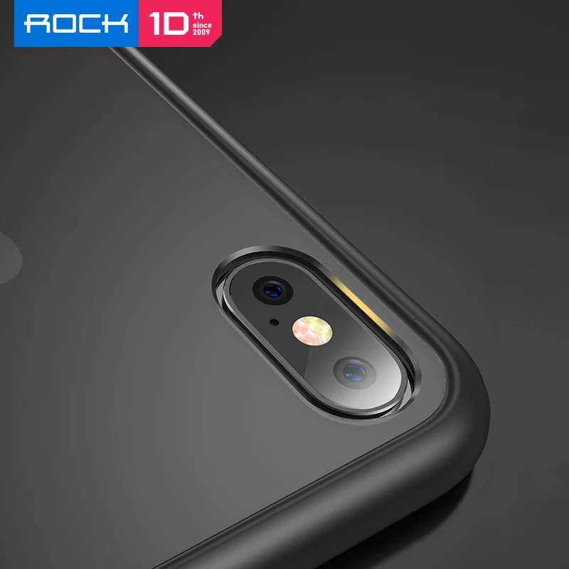 Противоударный матовый чехол ROCK для iPhone XS Max из ТПУ+ поликарбоната, защитный чехол для iPhone XS X, чехол, чехол, адсорбционный чехол