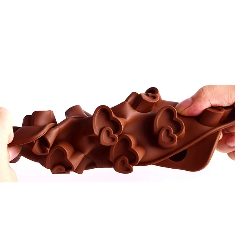 Форма для шоколада в форме сердца силиконовая форма помадки DIY формы конфет