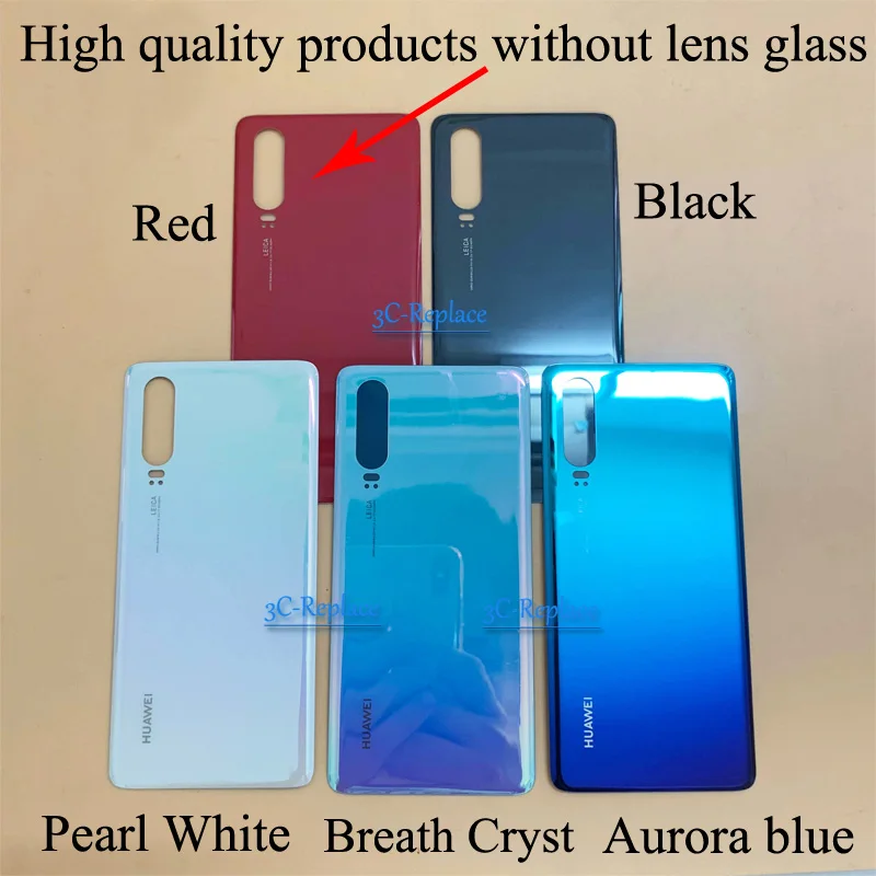 Оригинальная 6 1 дюймовая задняя крышка батарейного отсека для Huawei P30/Huawei P30 Global