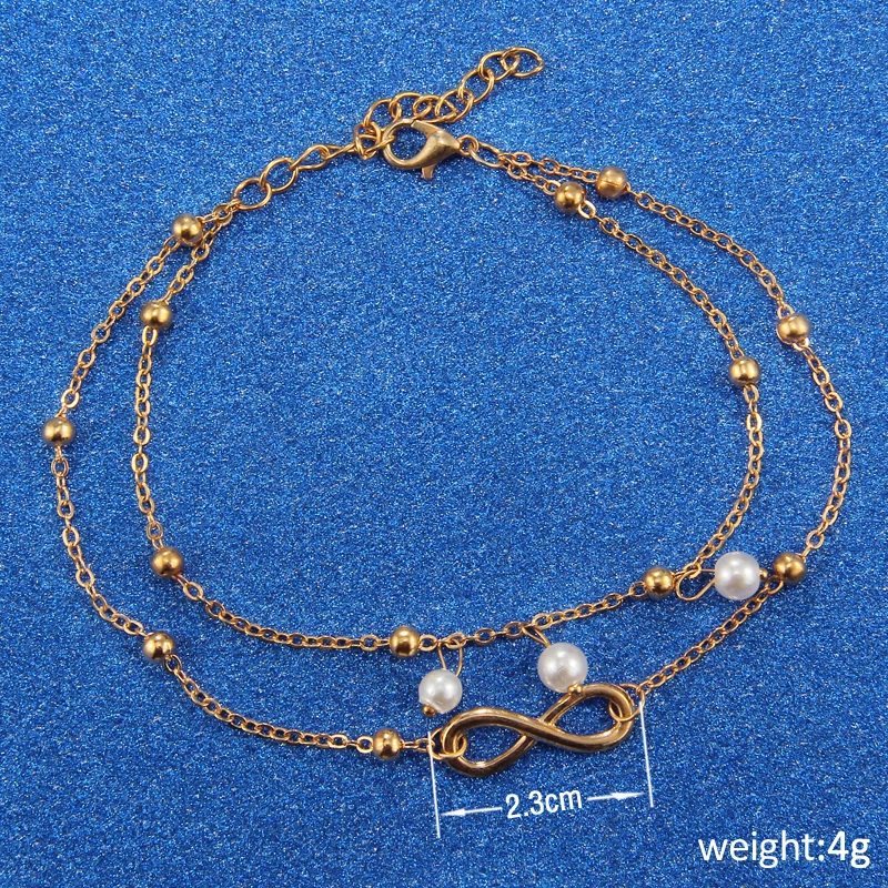 Браслеты для ног 8 женские анклеты в богемном стиле ювелирные украшения