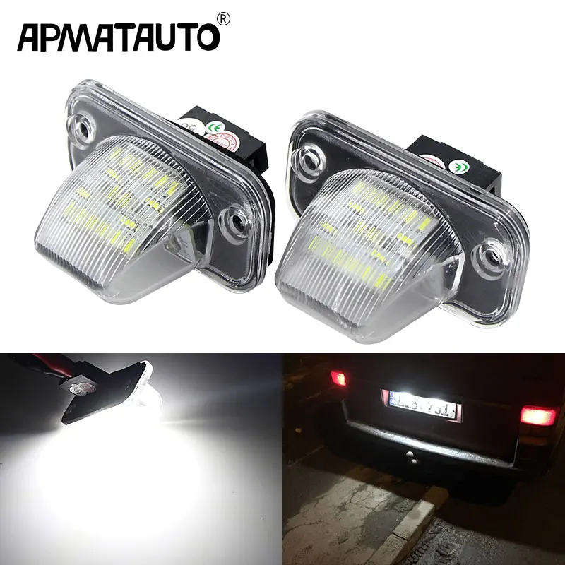 

2Pcs CANbus LED License Plate Number Light Lamp For VW Transporter T4/Caravelle MK4/Multivan Jetta Passat B5 B6 Combi Eurova