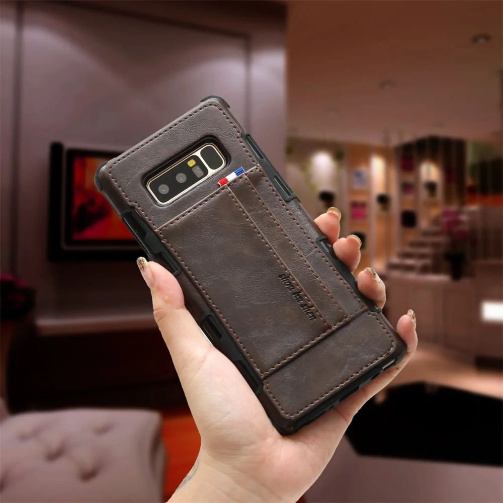 Роскошный чехол из искусственной кожи для samsung galaxy S8 S9 S10 Plus, чехол-кошелек с отделением для карт, задняя крышка для samsung galaxy Note 8 s10e, чехол s Coque